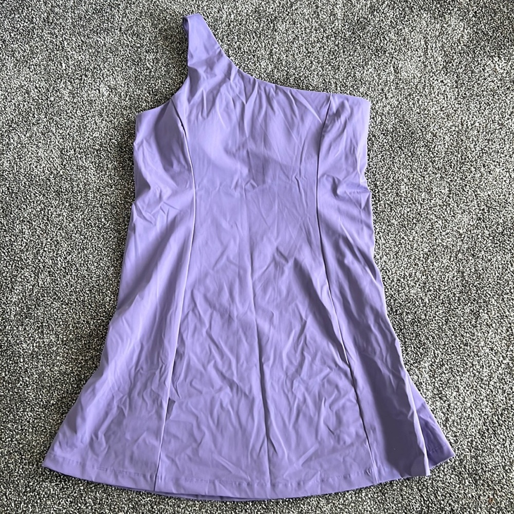 Outdoor Voices one shoulder dress